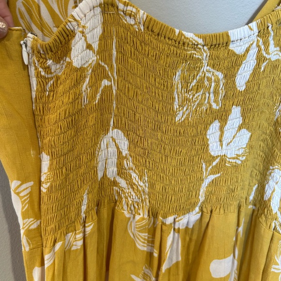 Faithful the Brand x Anthropologie Yellow Floral Jumpsuit - Picture 8 of 11